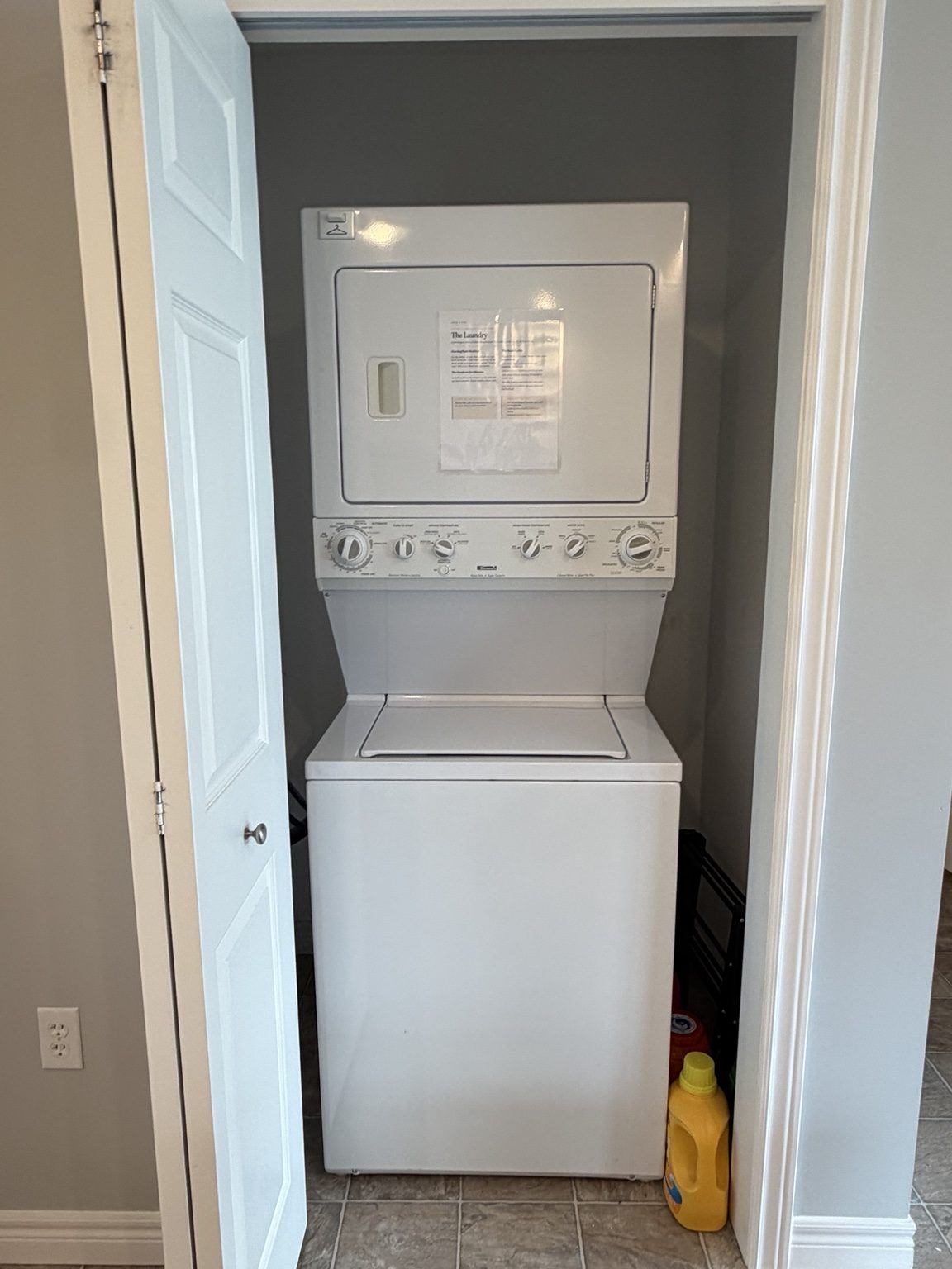 Washer dryer in the home at Ledge & Tide